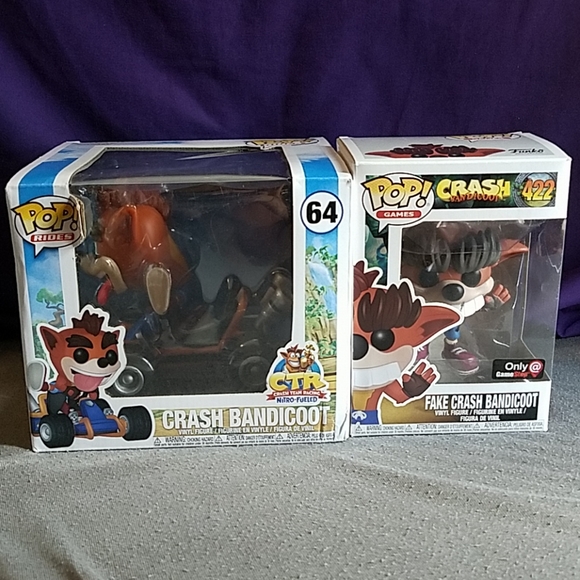 Funko Accessories - Crash bandicoot funko bundle.